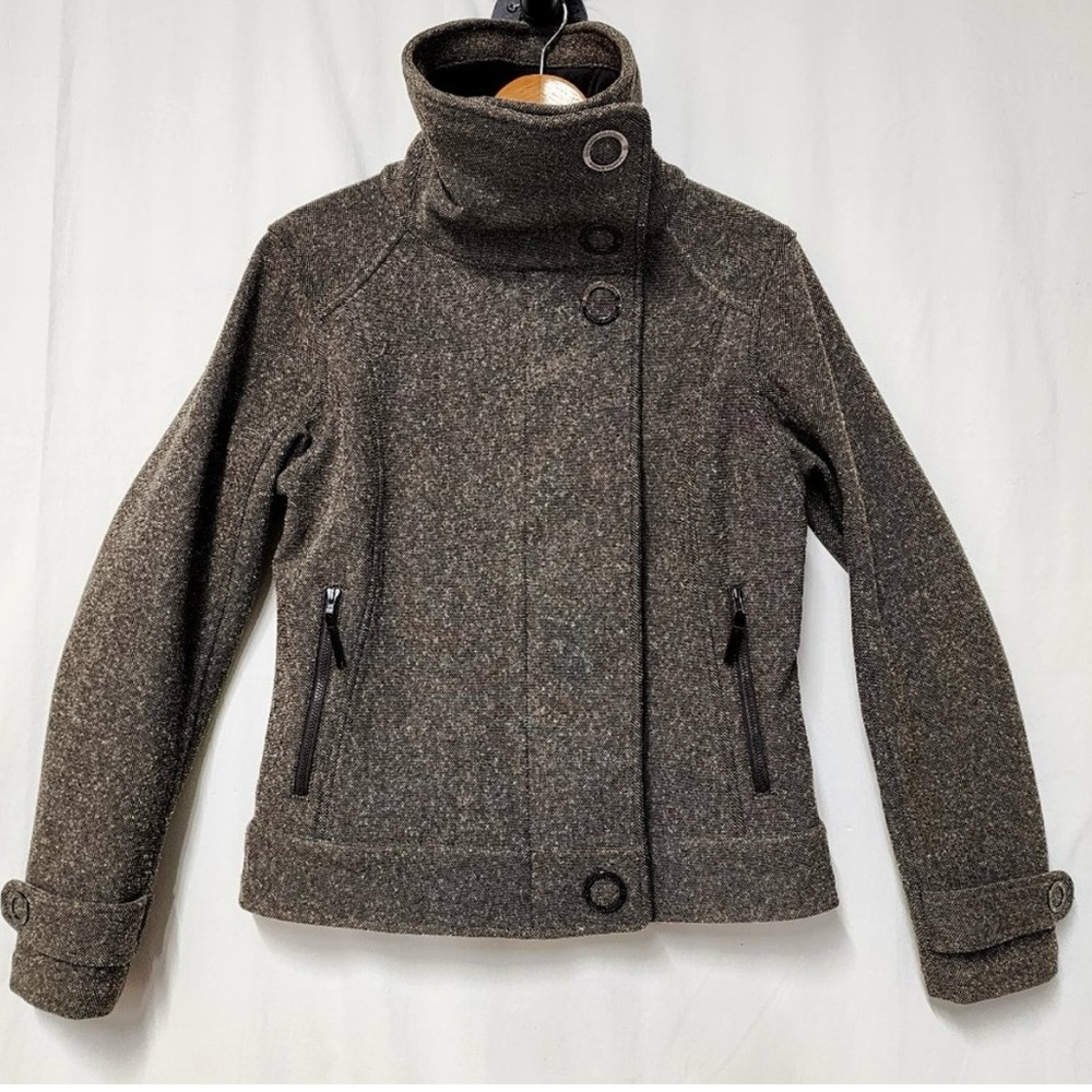 Lululemon Athletica Brown Moto jacket size 6